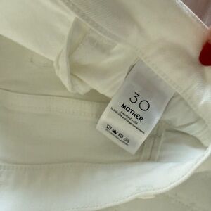 Mother White Jeans